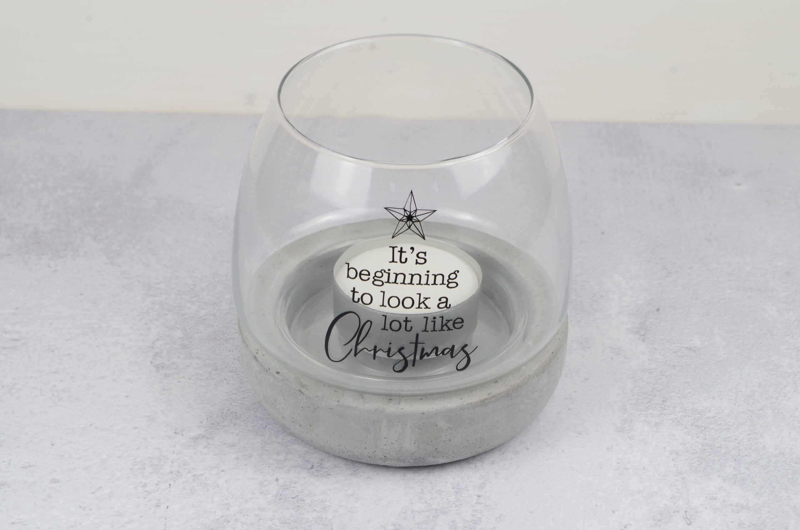 Windlicht klein Weihnachten (1)