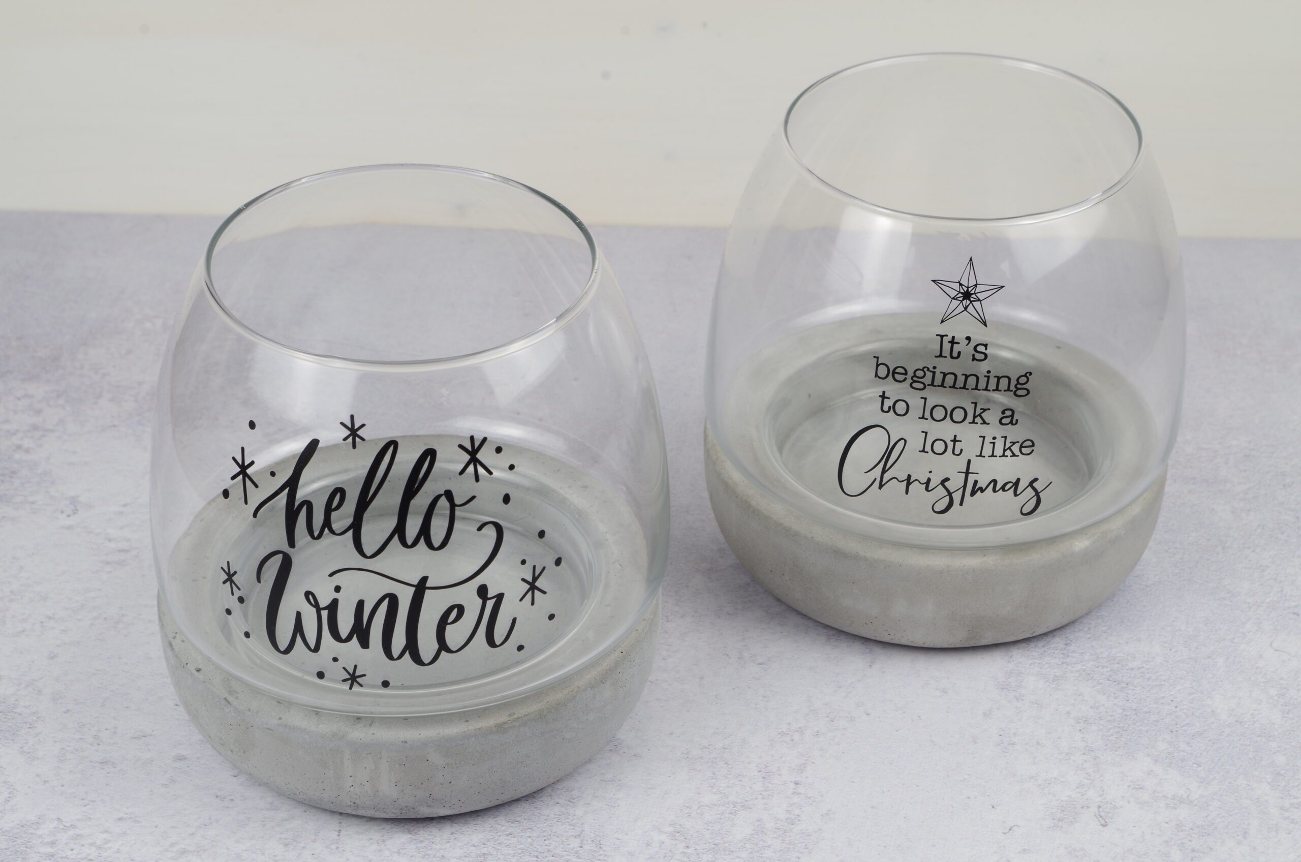 Windlicht klein Weihnachten (2)